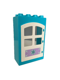 Lego® Duplo® dveře tyrkysovobílé